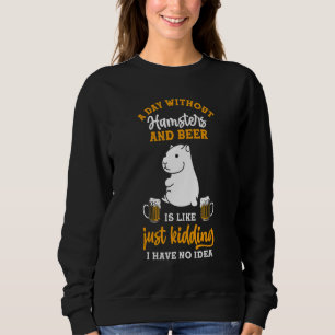 Sudadera Beer Hamster