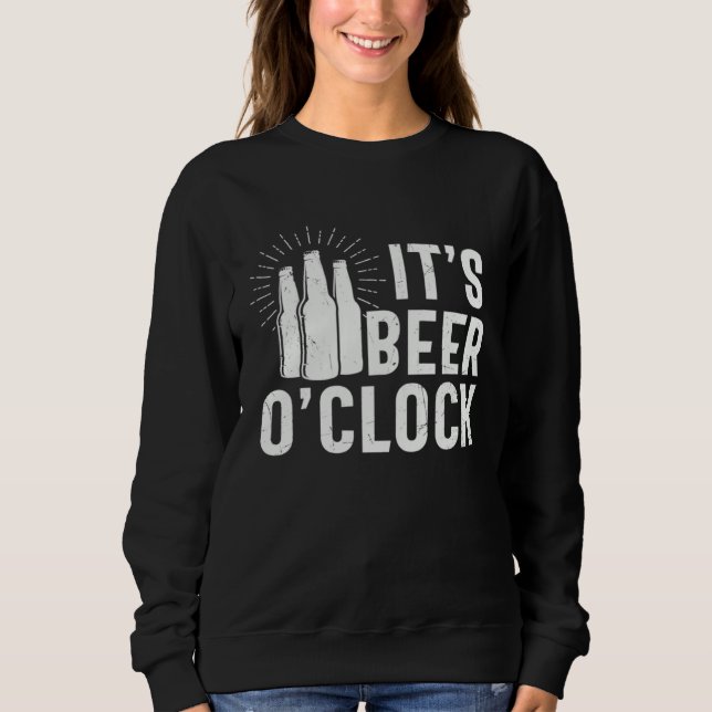Sudadera Beer  It s Beer O clock (Anverso)