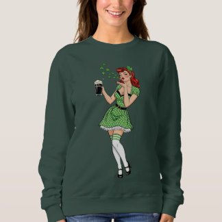 Sudadera Beer Loving Irish Pin Up