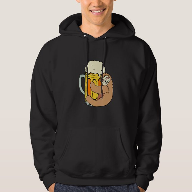 Sudadera Beer Loving Sloth German Beer Festival Bavarian (Anverso)