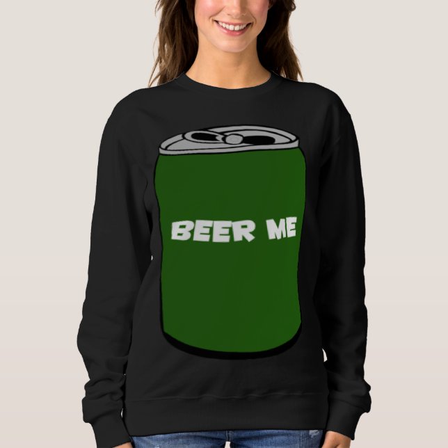 SUDADERA BEER ME (Anverso)