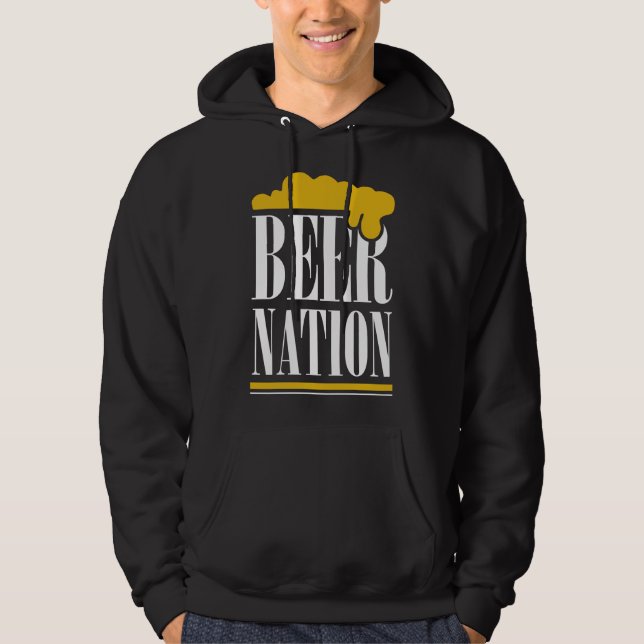 Sudadera Beer Nation La Vida Se Está Volviendo Tigre Solo B (Anverso)