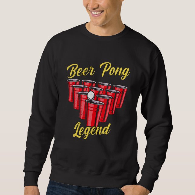 Sudadera Beer Pong Legend Beer Pong Party Beer Pong  2 (Anverso)