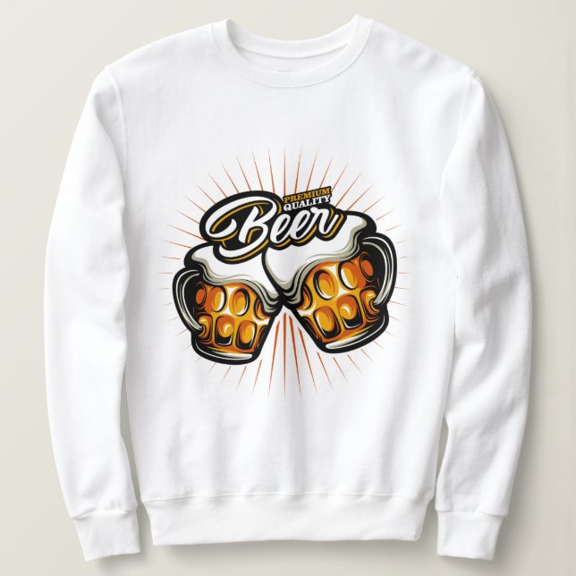 Sudadera Beer Premium (Anverso del diseño)