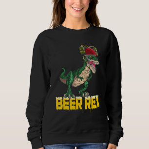 Sudadera Beer Rex Con Casco De Bebida T Rex Beer Helmet Ca