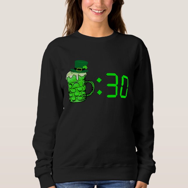 Sudadera Beer Thirty  St Patricks Day Drinking Or Getting D (Anverso)
