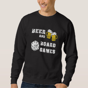 Sudadera Beer Y Juegos De Mesa Gamer Gaming Geek Nerd Backg
