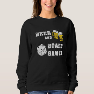 Sudadera Beer Y Juegos De Mesa Gamer Gaming Geek Nerd Backg