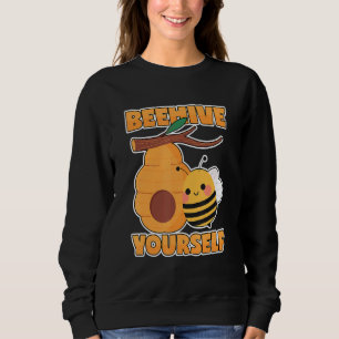 Sudadera Bees Pun Beekeeper Palabra Chiste diciendo