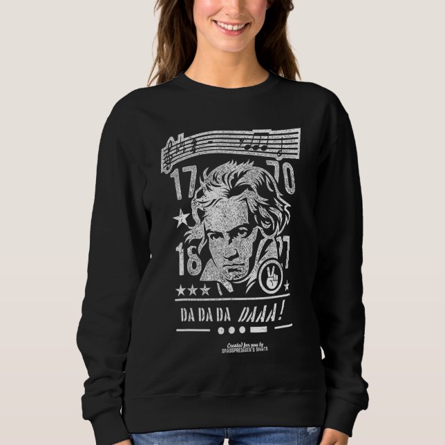 Sudadera Beethoven Composer Alemán Ludwig Van Beethoven (Anverso)