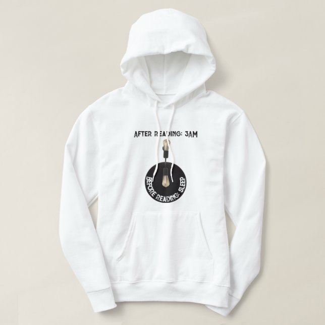Sudadera Before Reading After Reading Funny Book Lover  (Diseño del anverso)