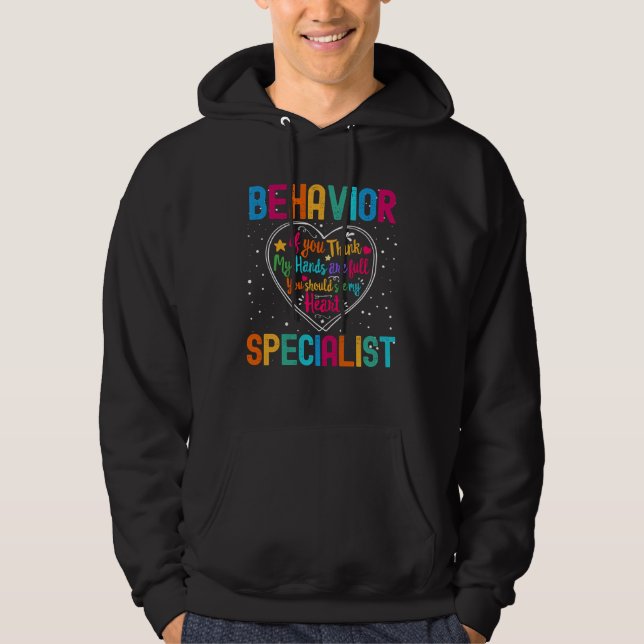 Sudadera Behavior Specialist Appreciation Week Back to Scho (Anverso)