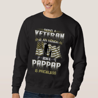 Sudadera Being A Veteran Is An Honor Being A Pappap Is Pric
