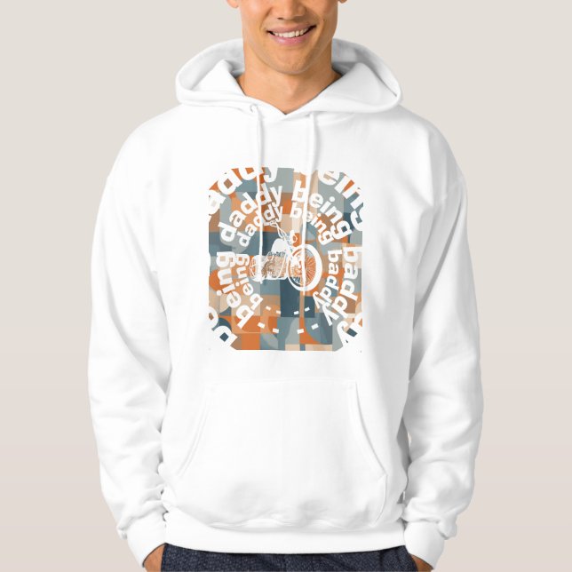 Sudadera "Being Daddy Being Baddy" Chopper Daddy Geométrico (Anverso)