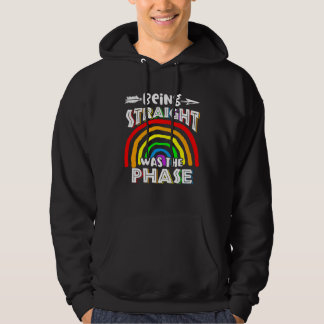 Sudadera Being Straight Was The Phase Rainbow