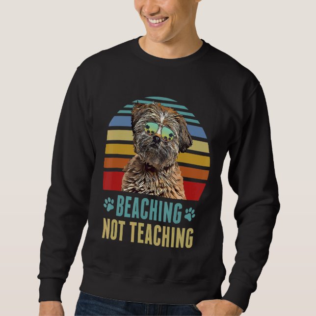 Sudadera Beis Not Teacher Lhasa Apso Dog Teacher Sum (Anverso)