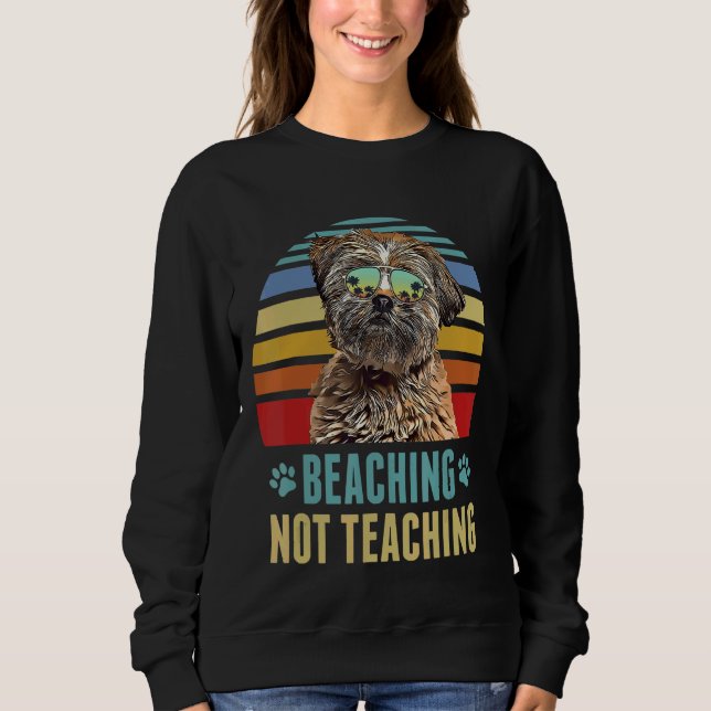 Sudadera Beis Not Teacher Lhasa Apso Dog Teacher Sum (Anverso)