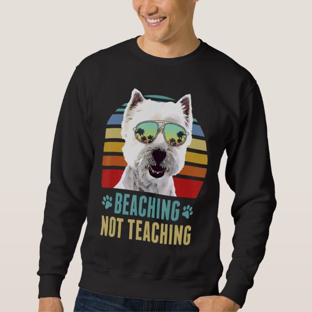 Sudadera Beis Not Teaching West Highland White Terrier (Anverso)