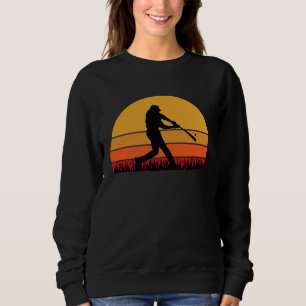 Sudadera Béisbol Beisbol Bateador HR Jonrón Golpea Pelota B