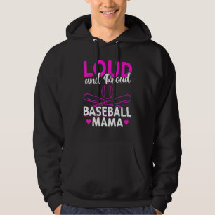 Sudadera Béisbol  Béisbol Mama Orgullosa Y Fuerte