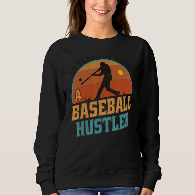 Sudadera Béisbol de 30 años Jugador de 30 años (Anverso)
