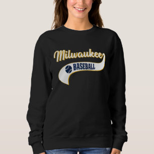 Sudadera Béisbol de Milwaukee Vintage Orgullo de Ohio Ciuda