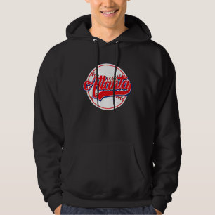 Sudadera Béisbol de paisaje urbano vintage de Atlanta para