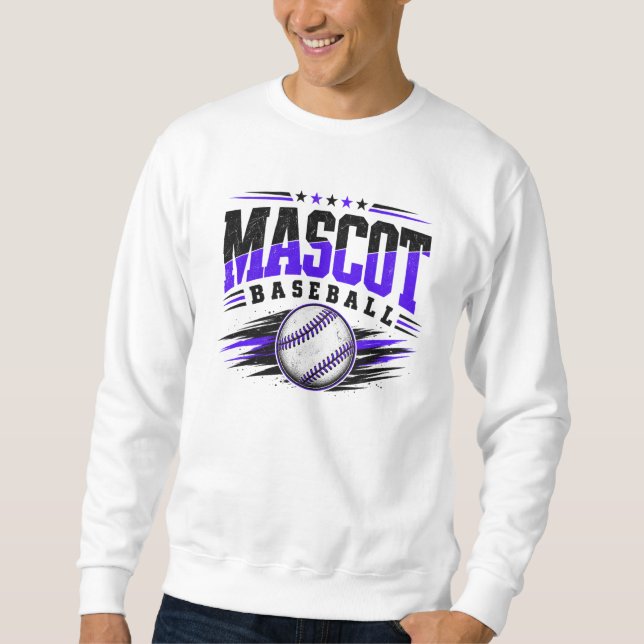 Sudadera béisbol mascota (Anverso)