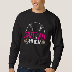 Sudadera Béisbol Mujer Patrón de Leopardo Béisbol Chica