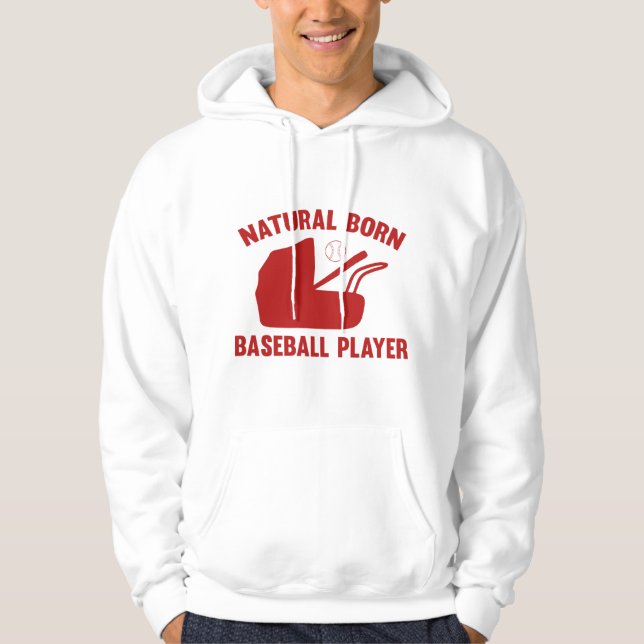 Sudadera Béisbol nacido por naturaleza (Anverso)