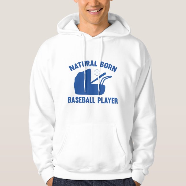 Sudadera Béisbol nacido por naturaleza (Anverso)