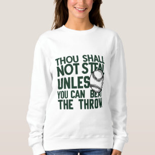 Sudadera Béisbol robando camiseta de humor