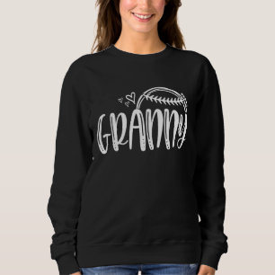 Sudadera Béisbol Softball GRANNY Heart Game Cheque Te