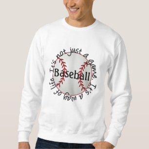 Sudadera Béisbol-su no apenas un juego