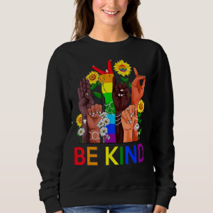 Sudadera Bekind Lgbtq Blm Derechos Humanos Iguales Anti Ata