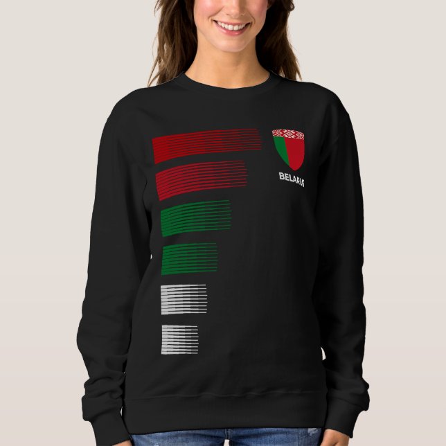 Sudadera Belarus Flag Emblem Patriotic Belarusian National  (Anverso)