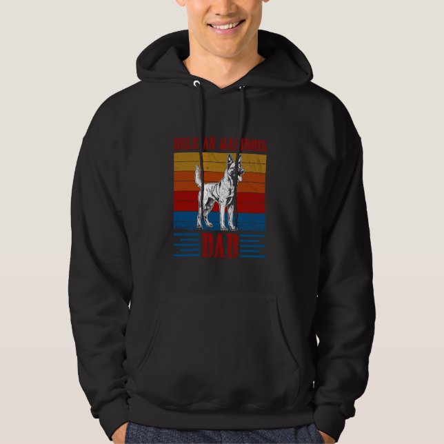 Sudadera BELGA MALINOIS DAD Dog Daddy Belga Shepherd Do (Anverso)