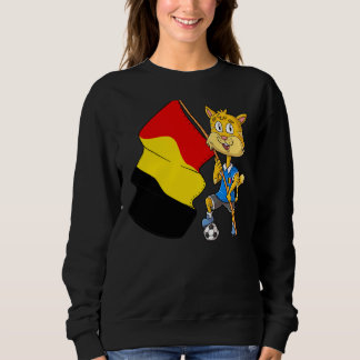 Sudadera Belgian fan cat