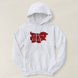 Sudadera Bélgica Está En Mi Corazón