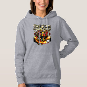 Sudadera Bélgica Gol Energía Esqueleto Delantero Naciones N