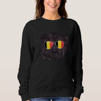 Sudadera Belgium Flag Affenpinscher Dog Belgium Pocket