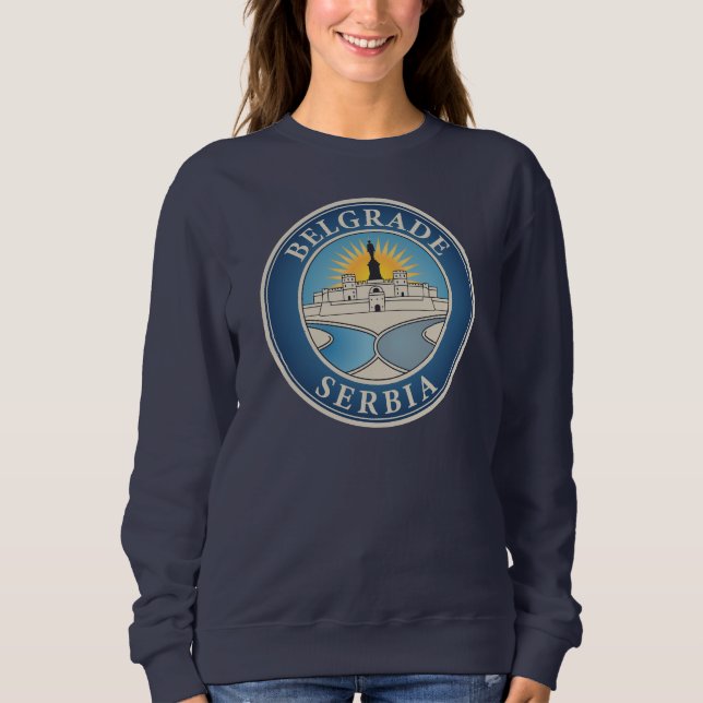 Sudadera Belgrado Serbia Europa del Este (Anverso)