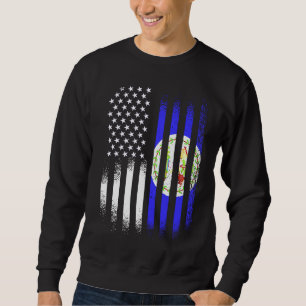 Sudadera Belice Patriota Americano Grove País Banderas de E