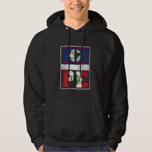 Sudadera Belice y Perú mezclan patrimonio cultural Belice P