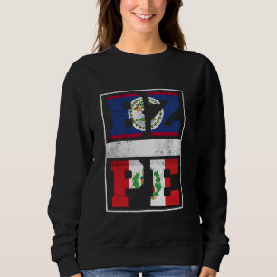 Sudadera Belice y Perú mezclan patrimonio cultural Belice P