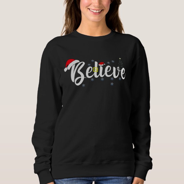 Sudadera believe Christmas (Anverso)