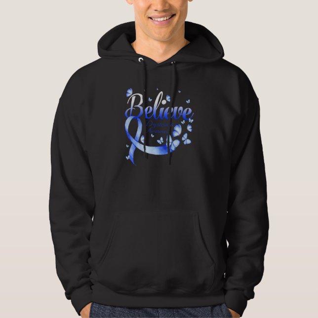 Sudadera Believe Dystonia Awareness Butterfly (Anverso)