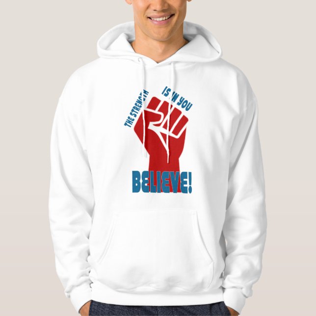 Sudadera Believe in Workers Power Union Design (Anverso)