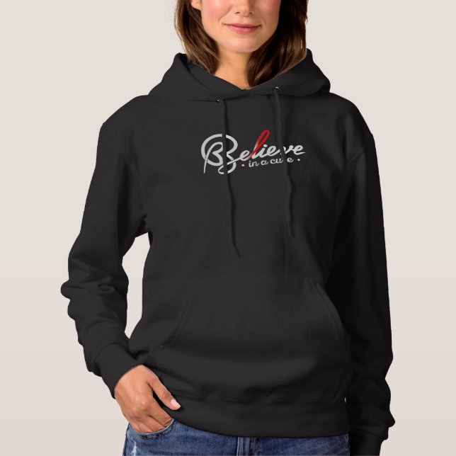 Sudadera Believe Sickle Cell Anemia Awareness Supporter Rib (Anverso)