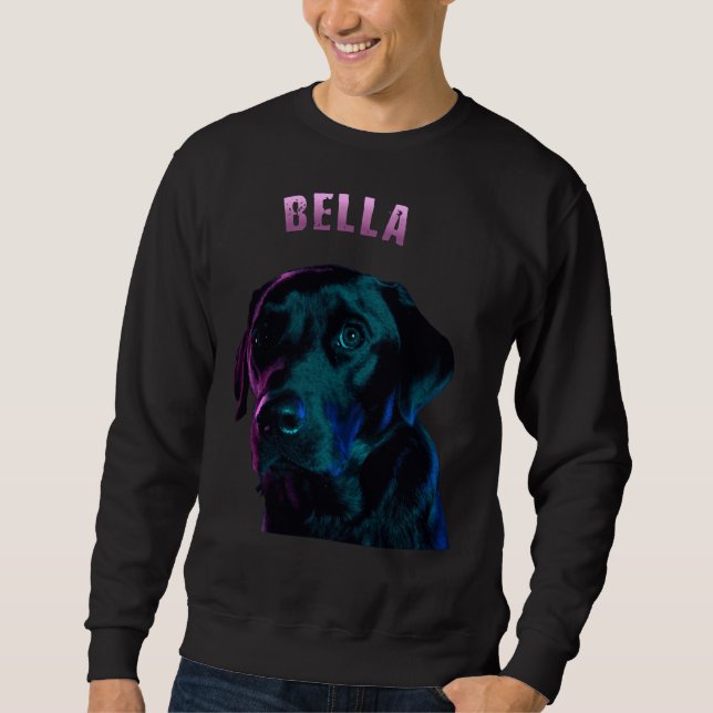 Sudadera Bella Black Labrador (Anverso)